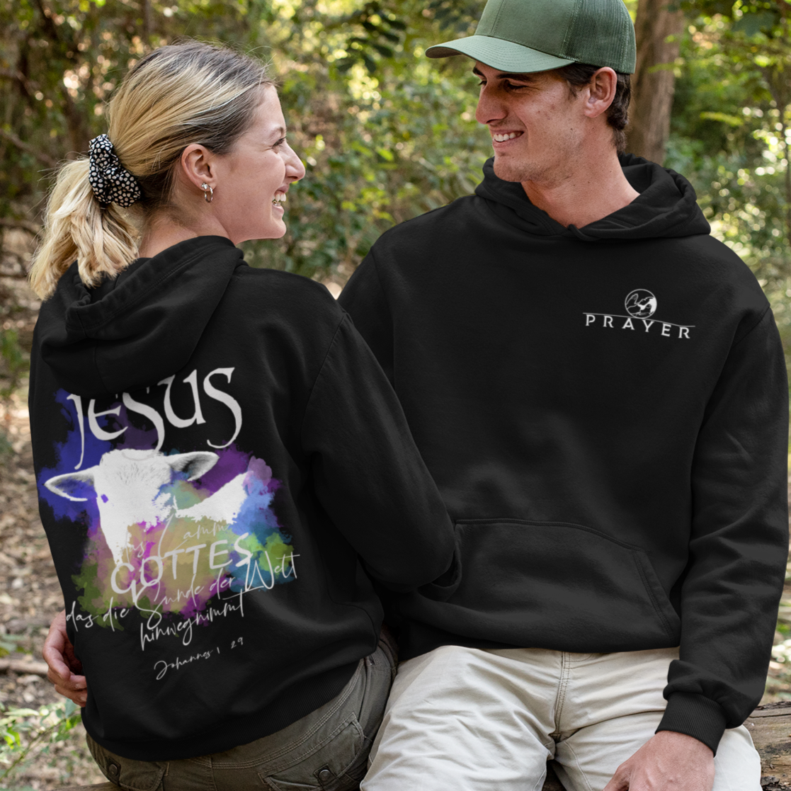 JESUS DAS LAMM GOTTES HOODIE prayer-shop.com