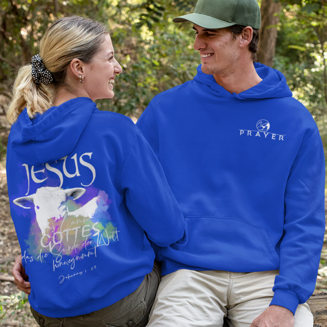 JESUS DAS LAMM GOTTES HOODIE prayer-shop.com