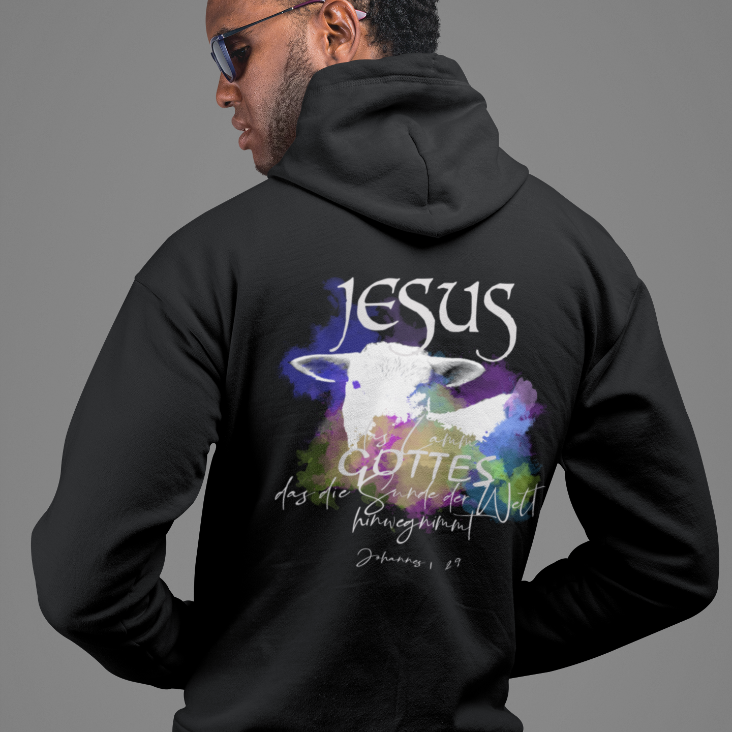 JESUS DAS LAMM GOTTES HOODIE prayer-shop.com
