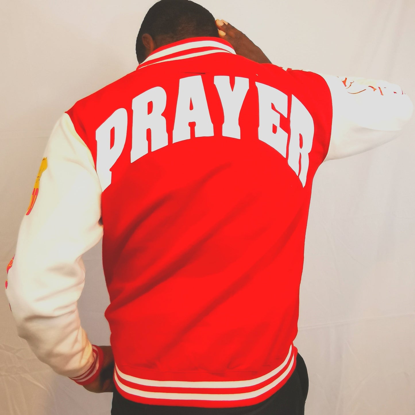 COLLEGE-SWEATJACKE ROT prayer-shop.com