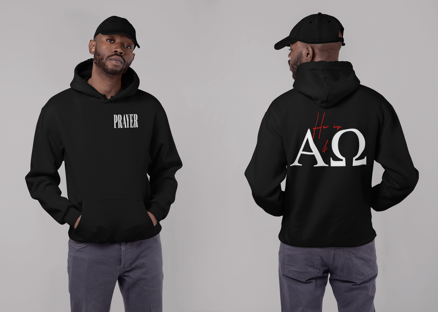 HE IS ALPHA & OMEGA HOODIE prayer-shop.com