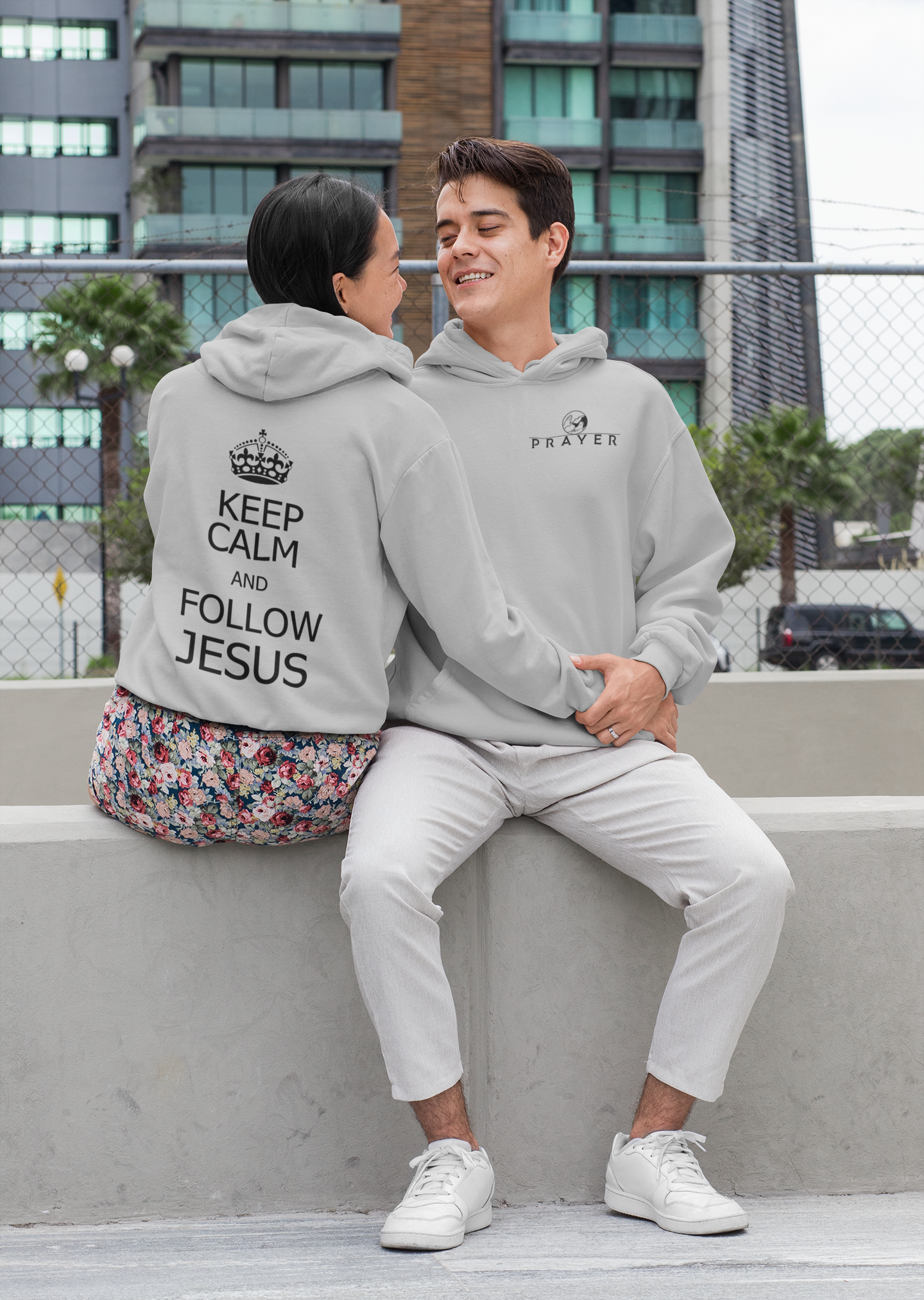 KEEP CALM AND FOLLOW JESUS HOODIE prayer-shop.com