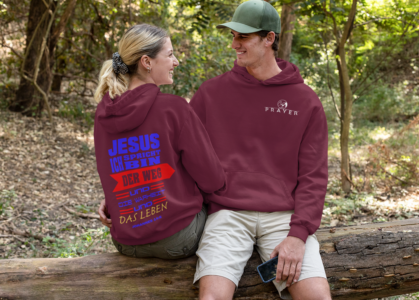 JESUS DER WEG HOODIE prayer-shop.com