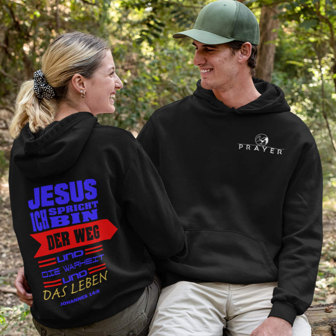 JESUS DER WEG HOODIE prayer-shop.com