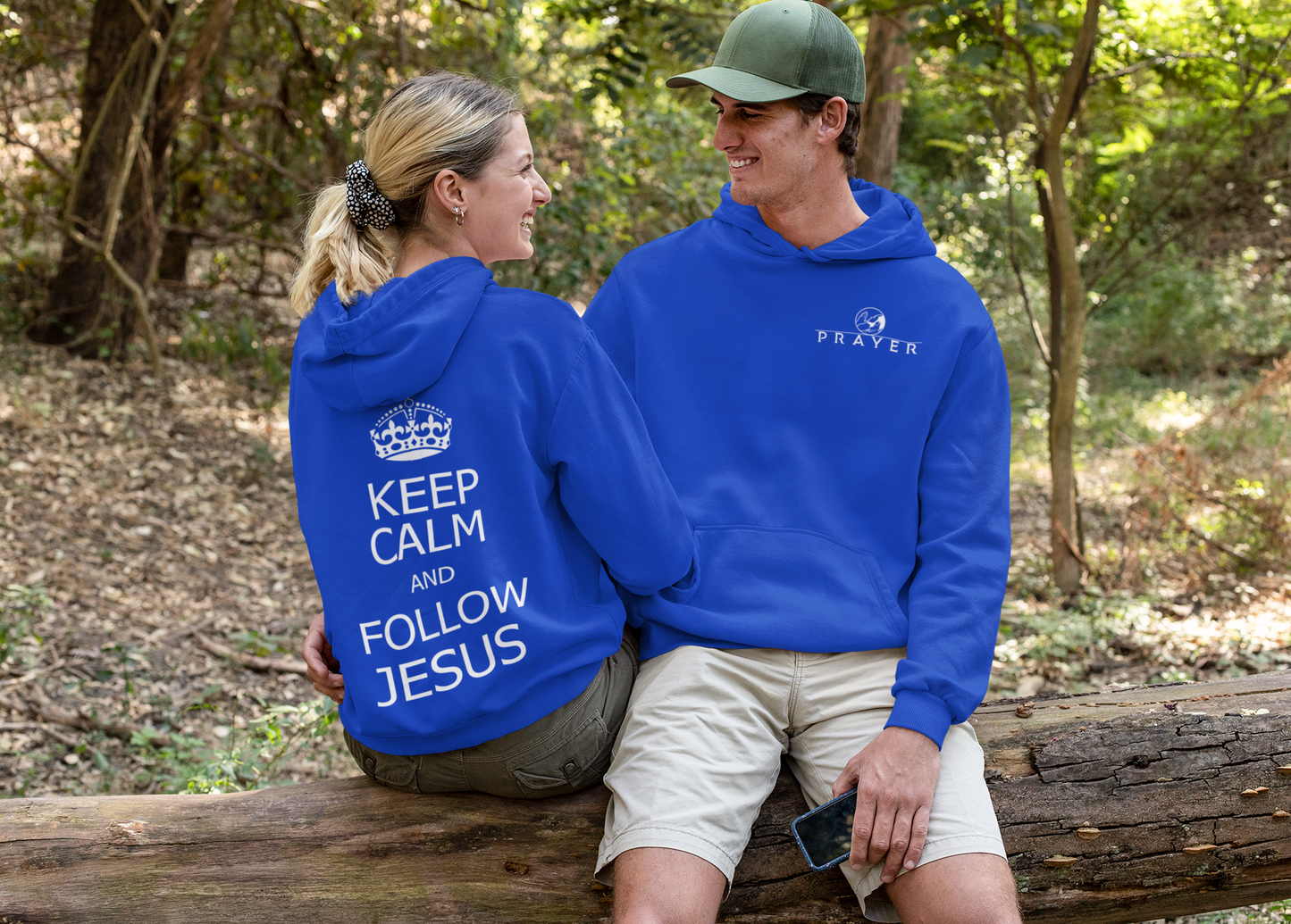 KEEP CALM AND FOLLOW JESUS HOODIE prayer-shop.com
