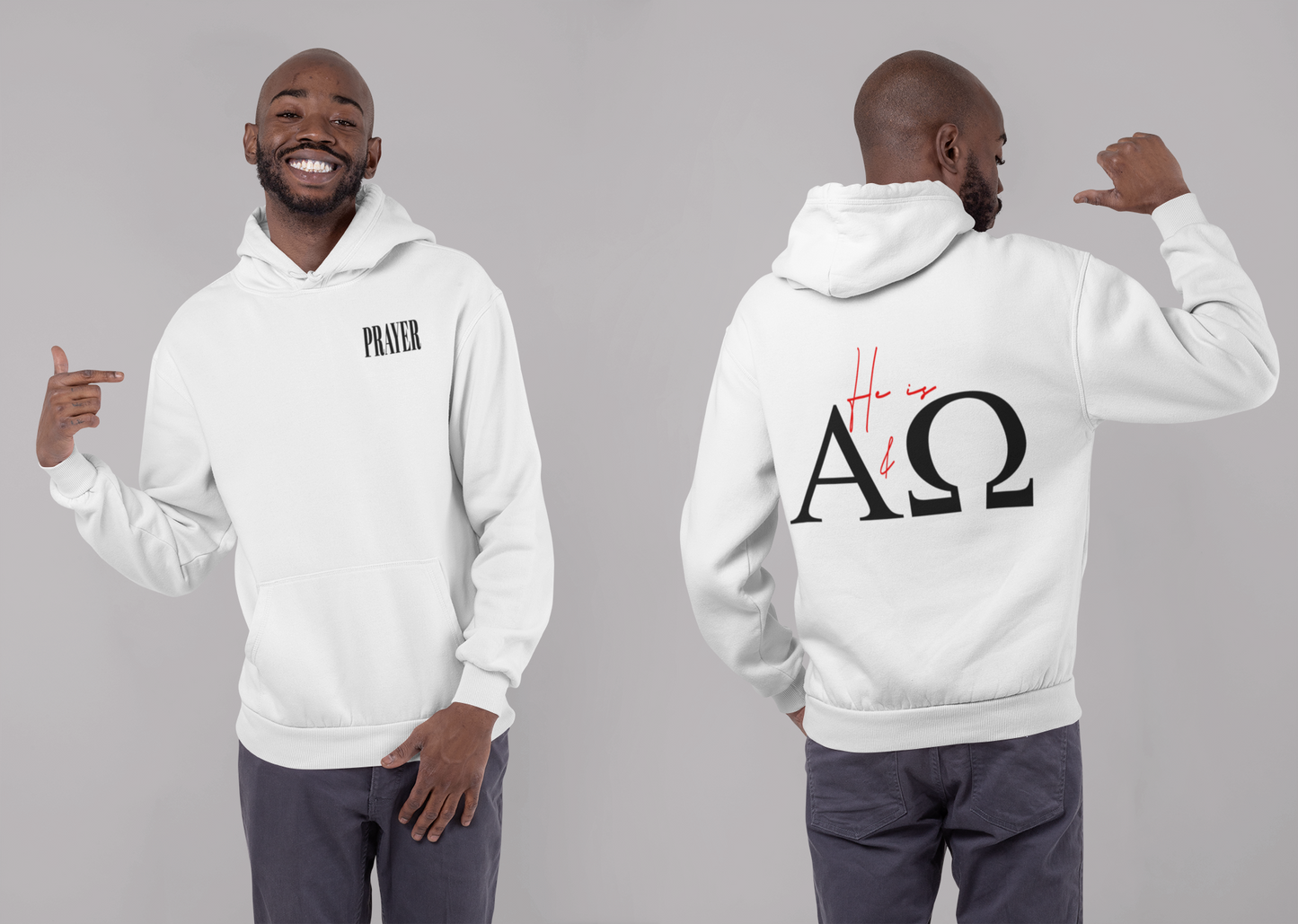 HE IS ALPHA & OMEGA HOODIE prayer-shop.com
