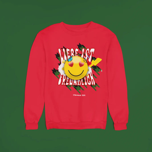 WEIHNACHTSSWEATER - LIEBE IST FREUNDLICH prayer-shop.com