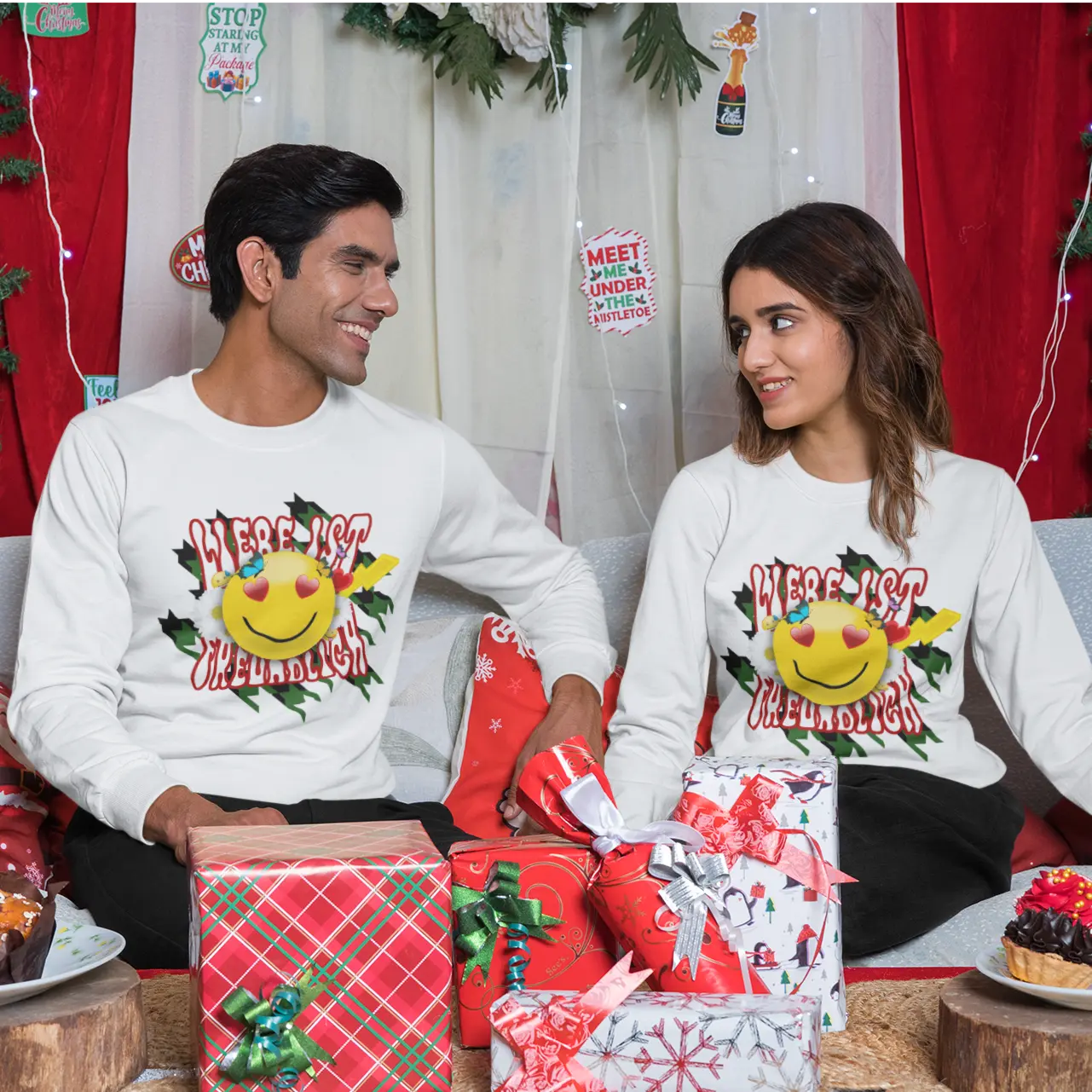 WEIHNACHTSSWEATER - LIEBE IST FREUNDLICH prayer-shop.com