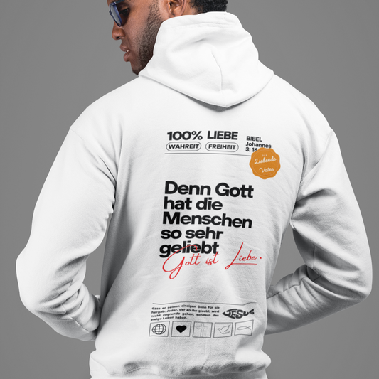 GOTT HAT DIE MENSCHEN SO SEHR GELIEBT HOODIE prayer-shop.com