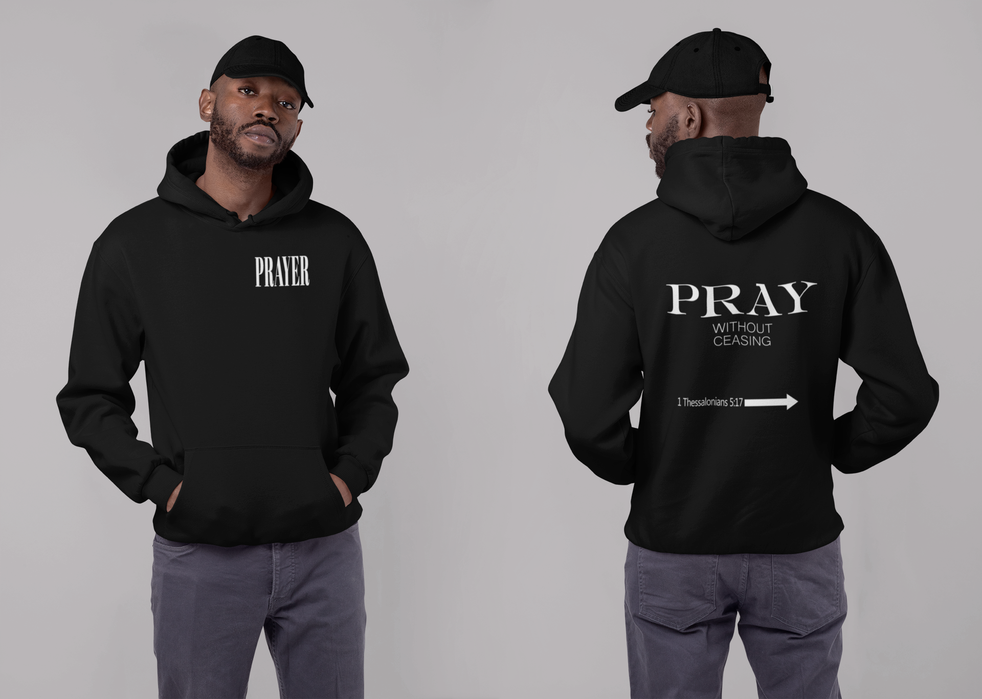 PRAY WITHOUT CEASING-HOODIE prayer-shop.com