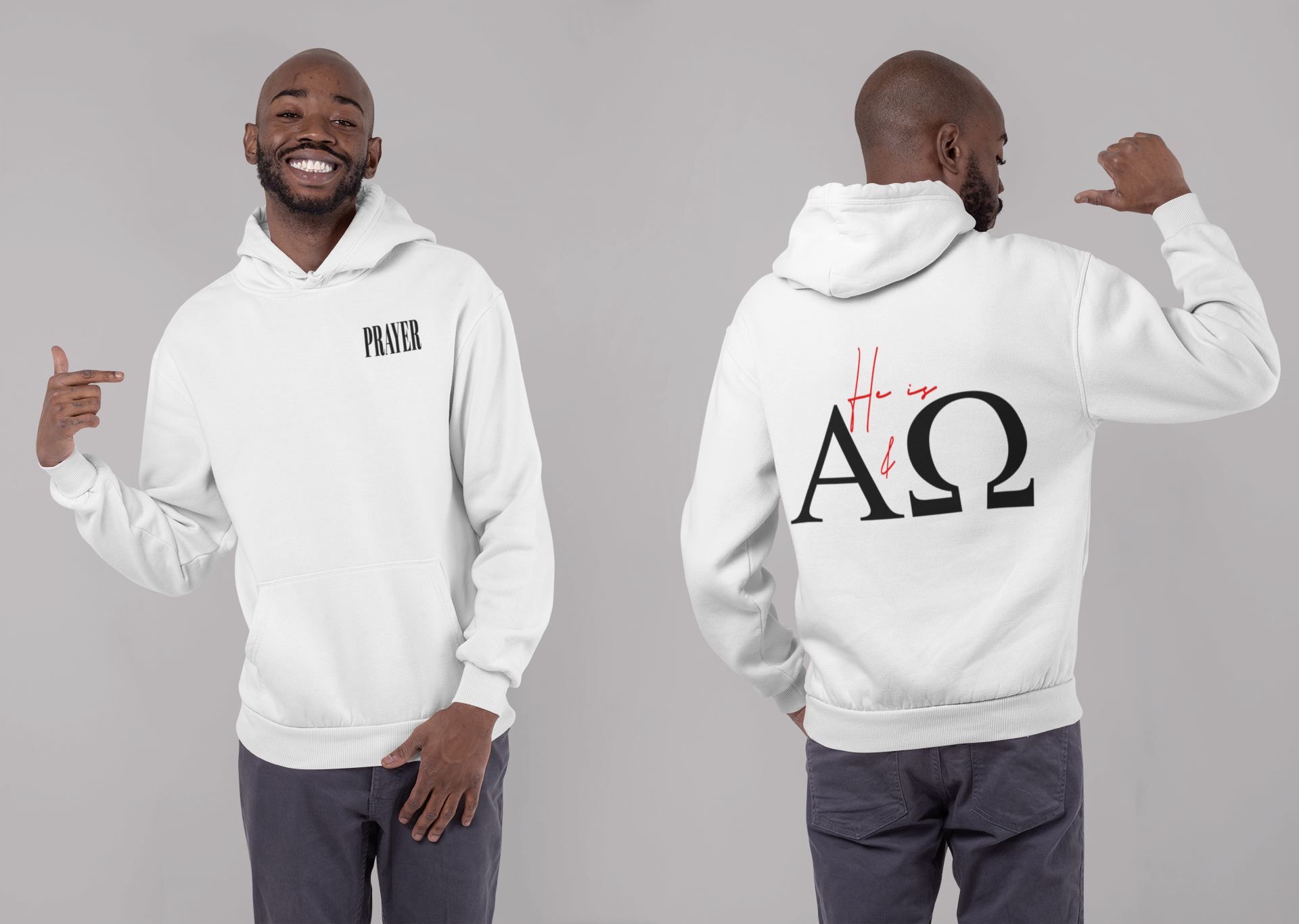 HE IS ALPHA & OMEGA HOODIE prayer-shop.com