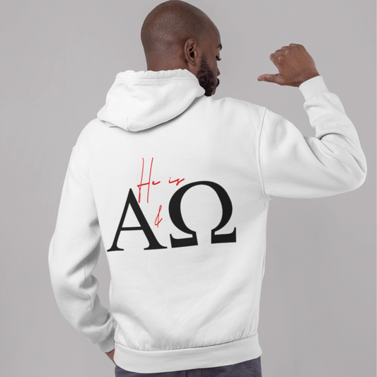 HE IS ALPHA & OMEGA HOODIE prayer-shop.com